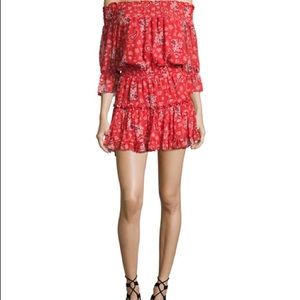 Miss Los Angeles Smocked Off the shoulder dress